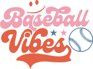 Baseball vibes, smiley, baseball lover tshirt design free svg file