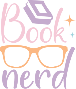 Book nerd, glasses, tshirt design for a book worm free svg file