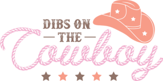 Dibs on the cowboy, rodeo fan tshirt design - free svg file for members