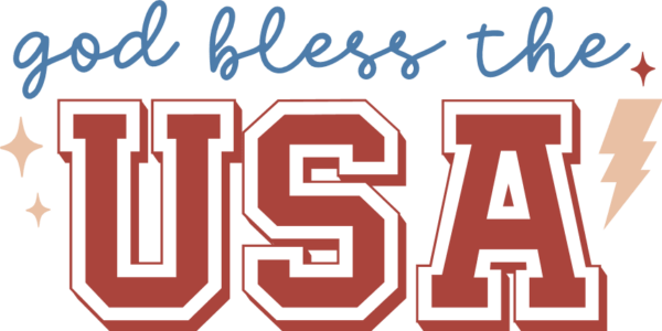 God bless the USA, American, 4th july t-shirt design free svg file