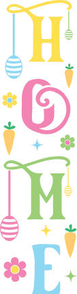 Easter decor, Home sign, easter egg - free svg file for members