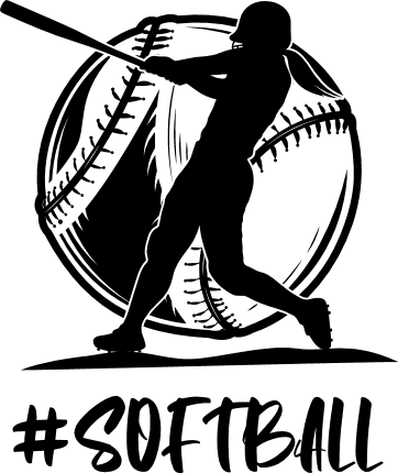 Softball Players Vector Digital Download Eps Pdf (Download Now) 