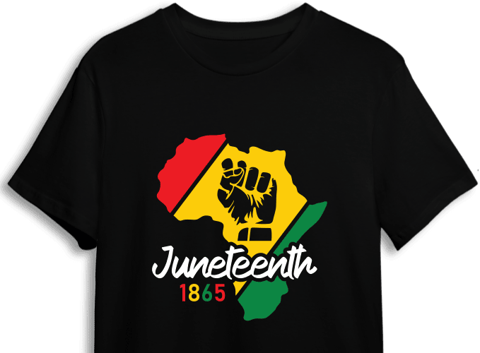 Juneteenth 1865, africa map, black woman shirt design - free svg file ...