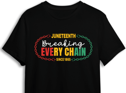 Juneteenth breaking every chain, since 1865 - free svg file for members