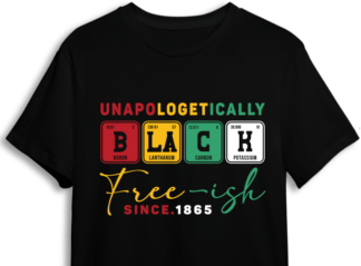 Unapologetically, black free-ish, since 1865 - free svg file for members