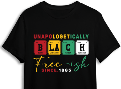 Unapologetically, black free-ish, since 1865 - free svg file for members