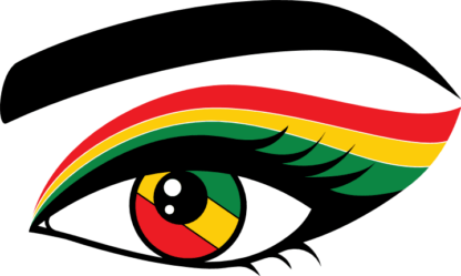 Juneteenth colors Eye clipart image, Black Women Shirt Design  - free svg file for members