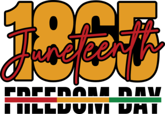 1865 Juneteenth t-shirt design, freedom day - free svg file for members