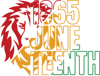 1865 Juneteenth, half lion head, t shirt design - free svg file for members