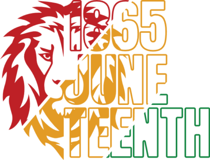 1865 Juneteenth, half lion head, t shirt design - free svg file for members