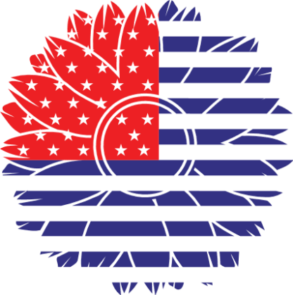 4th of july sunflower, vinyl decal, t shirt design - free svg file for members