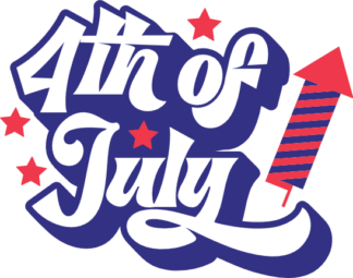 4th of july sign, firework, patriotic t shirt design - free svg file for members