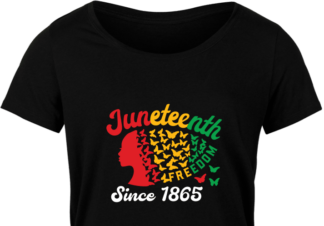 Juneteenth Freedom Since 1865, Black Girl Shirt Design - free svg file for members