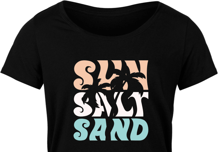 Sun, salt, sand, beach day t shirt design - free svg file for members ...