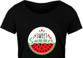 Sweet summer, watermelon tshirt design - free svg file for members