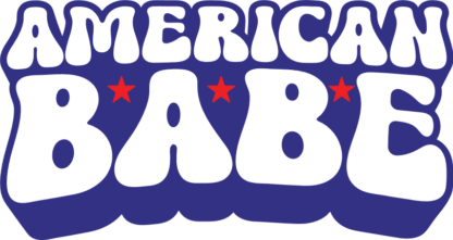 American babe,  4th of july t-shirt design - free svg file for members