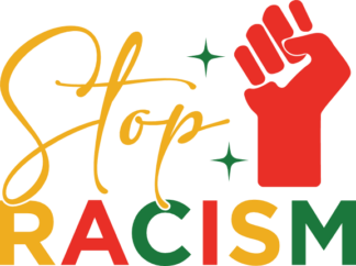 Stop racism, Juneteenth t shirt design, raised fist clipart image - free svg file for members