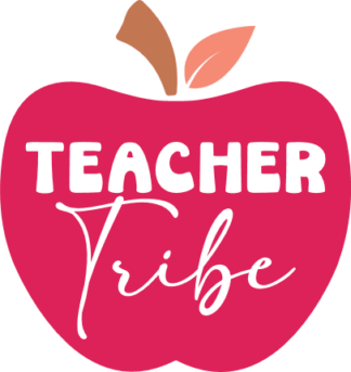 Teacher Tribe, apple, teacher gift, t shirt design - free svg file for members