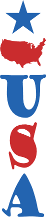 USA 4th july, Patriotic, front door vertical porch sign - free svg file for members