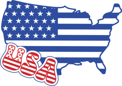USA sign, Flag clipart image, 4th of july shirt design - free svg file for members