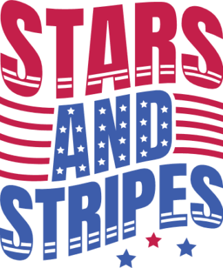 Stars and stripes, 4th of july t shirt design - free svg file for members