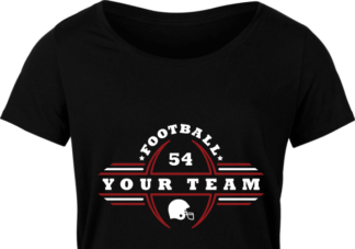 Personalized Football team name with number tshirt design - free svg file for members