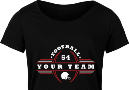 Personalized Football team name with number tshirt design - free svg file for members