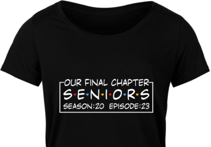 Seniors, our final chapter, season 20, episode 23, graduation tshirt design - free svg file for members
