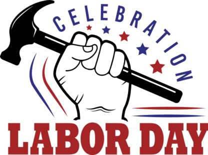 T shirt design, Labor day celebration - free svg file for members