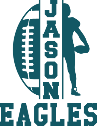 Personalized name, eagles fan, half player and half football ball - free svg file for members