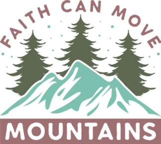Faith can move mountains, Bible Verse Sweatshirt Design - free svg file for members