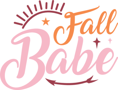 Fall babe, autumn tshirt design for her - free svg file for members
