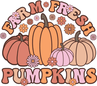 Farm fresh pumpkins, farmhouse fall decor - free svg file for members