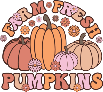 Farm fresh pumpkins, farmhouse fall decor - free svg file for members