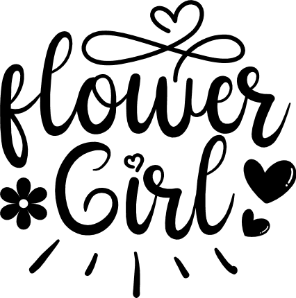 Flower girl, Bridal Shower t shirt design - free svg file for members ...