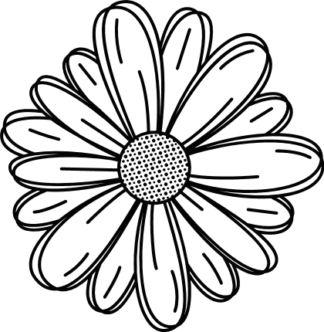Flower bloom clipart image - free svg file for members