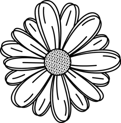 Flower bloom clipart image - free svg file for members