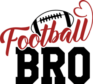Football bro, football fan tshirt design - free svg file for members