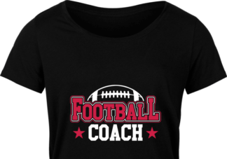 Football coach, Half American football ball, tshirt design for coach - free svg file for members