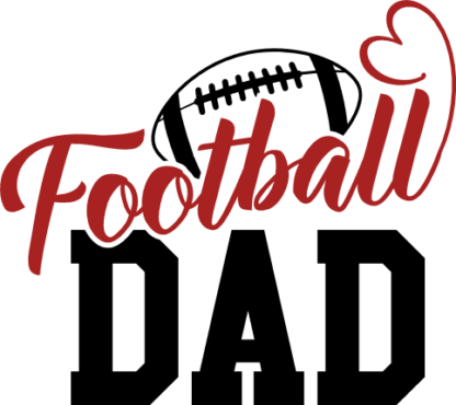 Football dad, tshirt design - free svg file for members