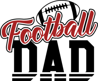 Football dad, Football fan daddy tshirt design - free svg file for members