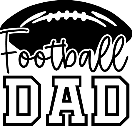T shirt design for daddy, Football dad, American football ball - free ...