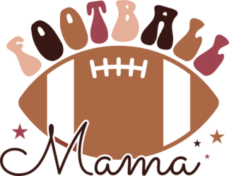 T shirt design for mom, Football mama - free svg file for members