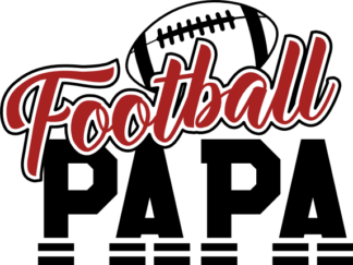 Football lover daddy tshirt design, Football papa - free svg file for members