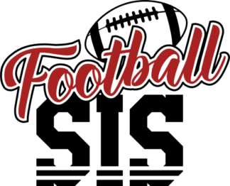 Football fan tshirt design, Football sis - free svg file for members