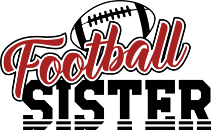 Football lover tshirt design, Football sister - free svg file for members