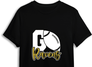 Go ravens, american football team tshirt design - free svg file for members