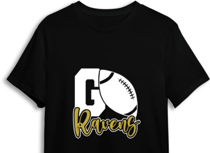 Go ravens, american football team tshirt design - free svg file for members
