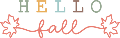 Hello fall, Door Sign, autumn decor - free svg file for members