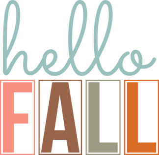 Hello fall, Door Sign, decor - free svg file for members